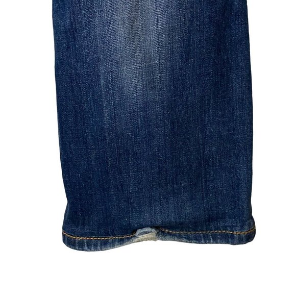 Miss Me Jeans Medium Wash Low Rise Boot Cut Studs/Gems Size 28 - Picture 8 of 13